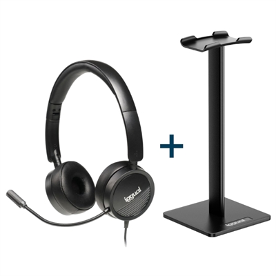 Iggual Kit Auriculares Dual Tech Soporte Sa22